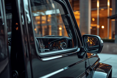 g-wagon window view