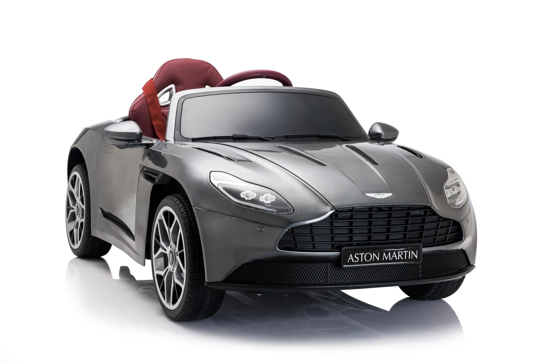 Grey Aston Martin DB11 Kid electric ride on car